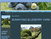 Tablet Screenshot of buninyongblueberries.com.au